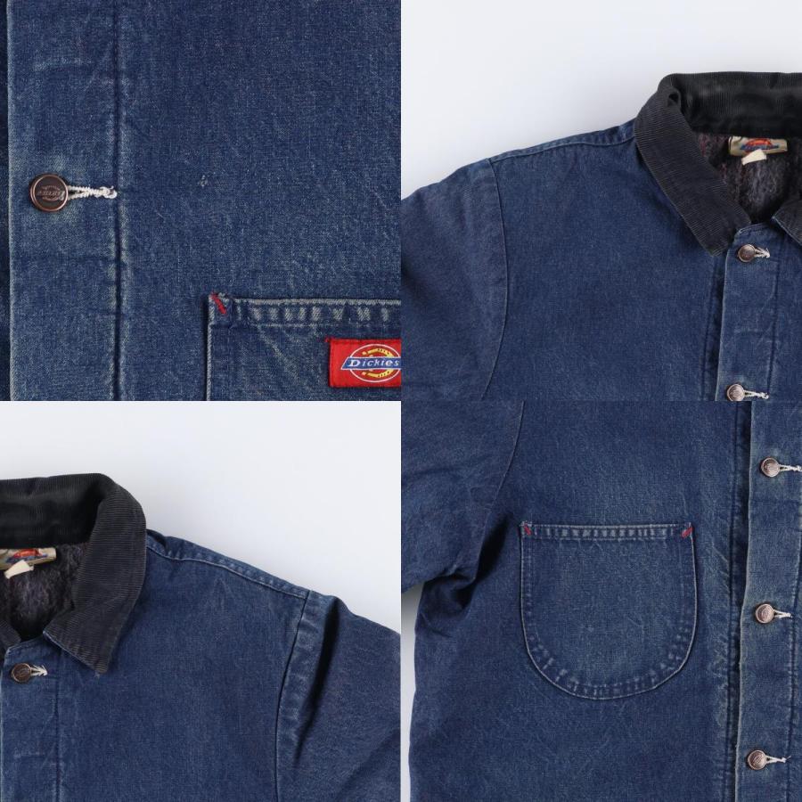 DICKIES (ディッキーズ) デニムカバーオール 古着 90s Dickies（ディッキーズ） 古着 90年代 デニムカバーオール メンズL相当