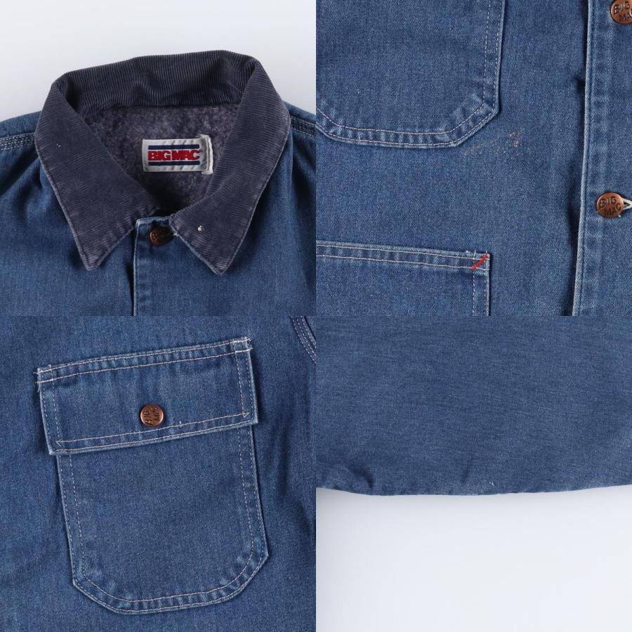 古着 80年代 ビッグマック BIG MAC デニムカバーオール メンズL相当
