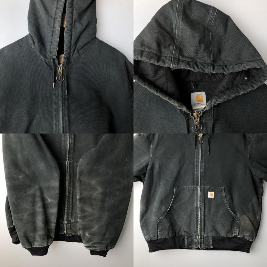 Carhartt 中綿ジャケット ジップジャケット ヴィンテージ アウトドア Carhartt（カーハート） 古着 アクティブジャケット 中綿入り ダック