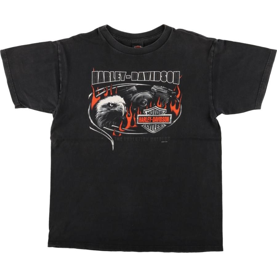 古着 00年代 ハーレーダビッドソン Harley-Davidson 鷲柄 イーグル柄  