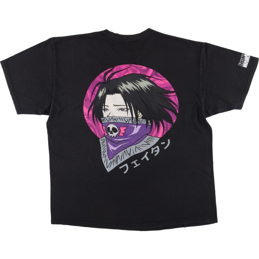 古着 HUNTER×HUNTER ハンターハンター フェイタンポートオ ドクロ柄