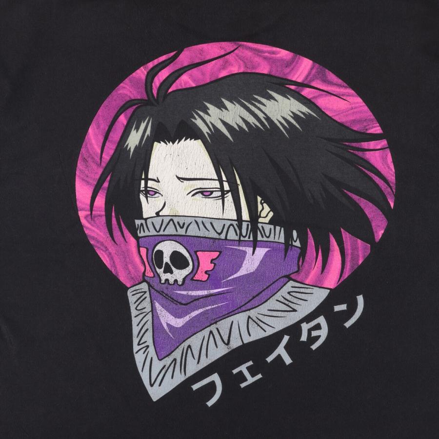 古着 HUNTER×HUNTER ハンターハンター フェイタンポートオ ドクロ柄