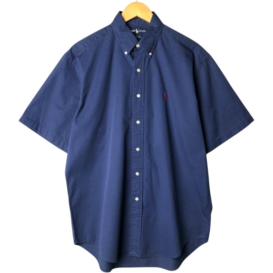 古着 ラルフローレン Ralph Lauren BLAKE 半袖 ボタンダウンシャツ