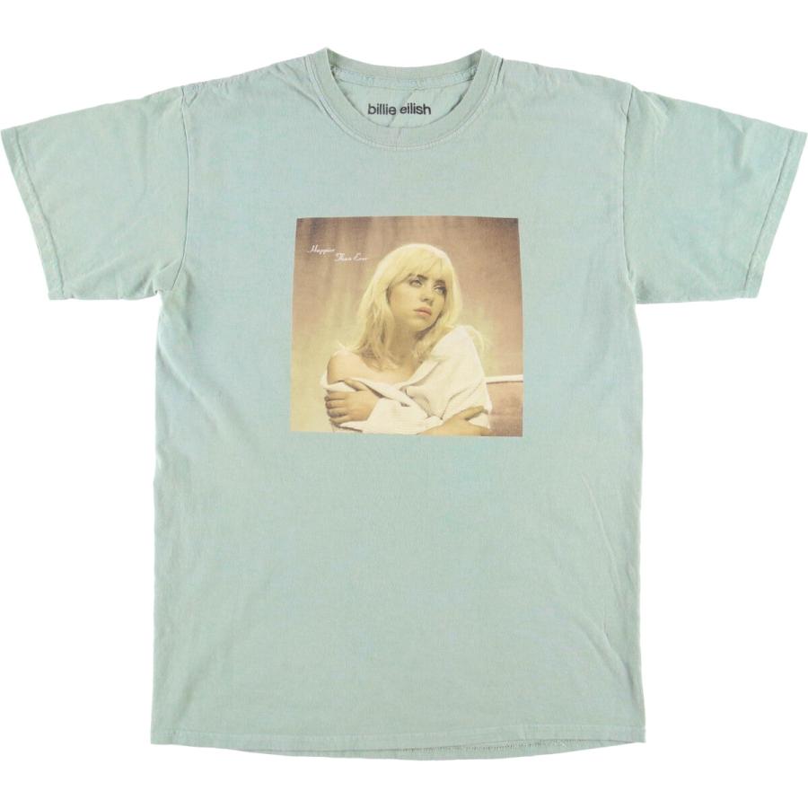 【US古着】　Bilie Eilish ビリーアイリッシュ Tシャツ　バンドT 古着 billie eilish ビリーアイリッシュ バンドTシャツ バンT メンズM