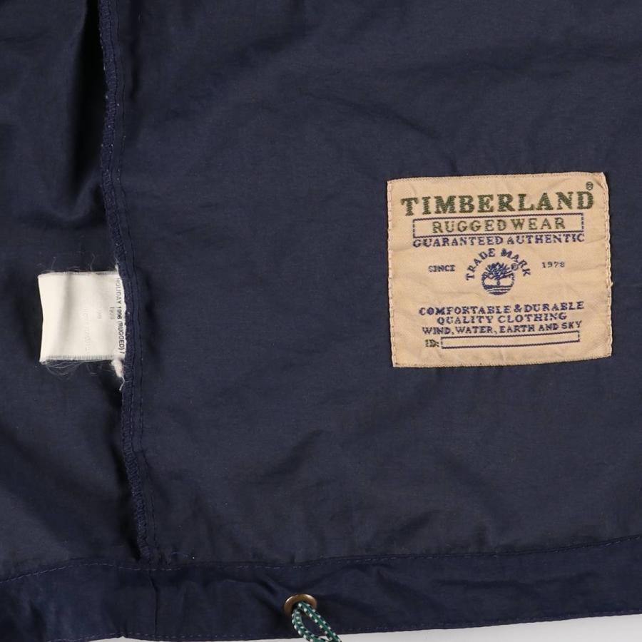 ティンバーランド 90s ウールミドルコート　中綿　紺　XL 古着. Timberland 古着 90年代 ティンバーランド ナイロンジャケット