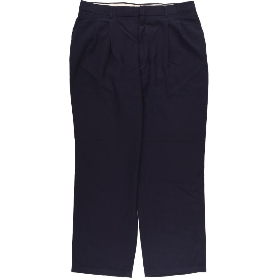 古着 ハガー HAGGAR ツータック スラックスパンツ メンズw35相当