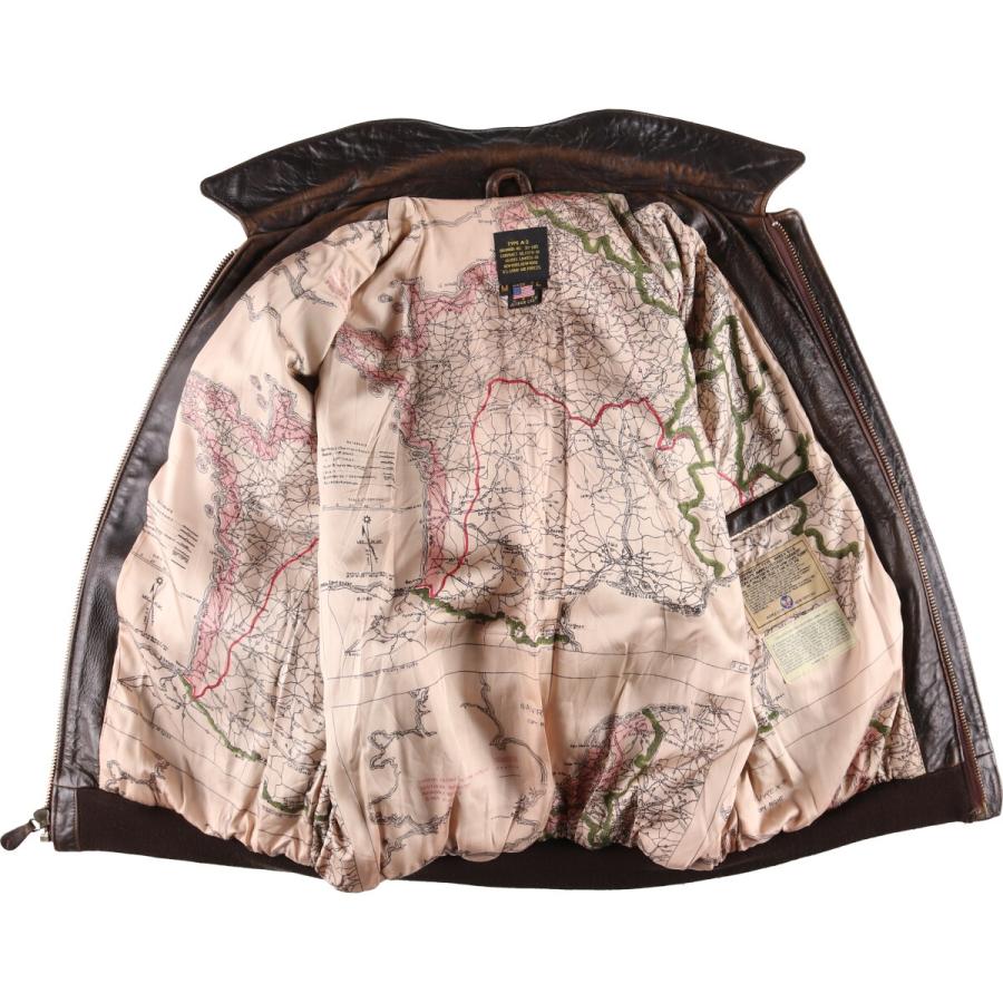 AVIREX 古着 アヴィレックス A-2タイプ 中綿入り 隠しボタン