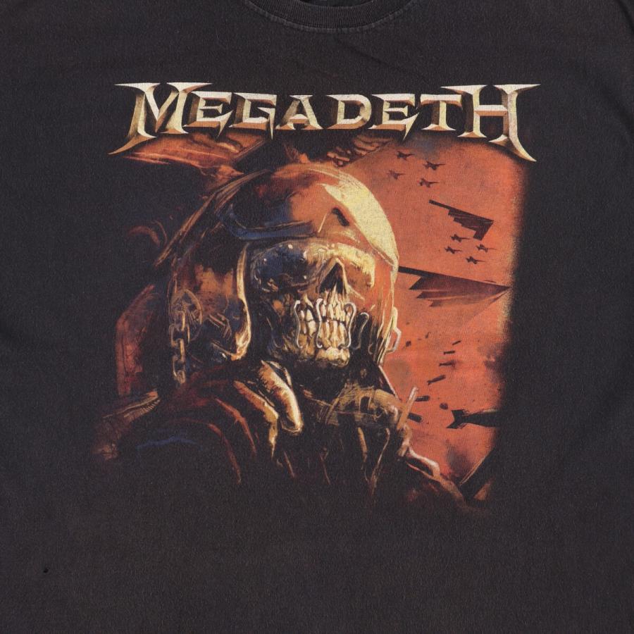 古着 MEGADETH メガデス ドクロ柄 スカル柄 バンドTシャツ バンT