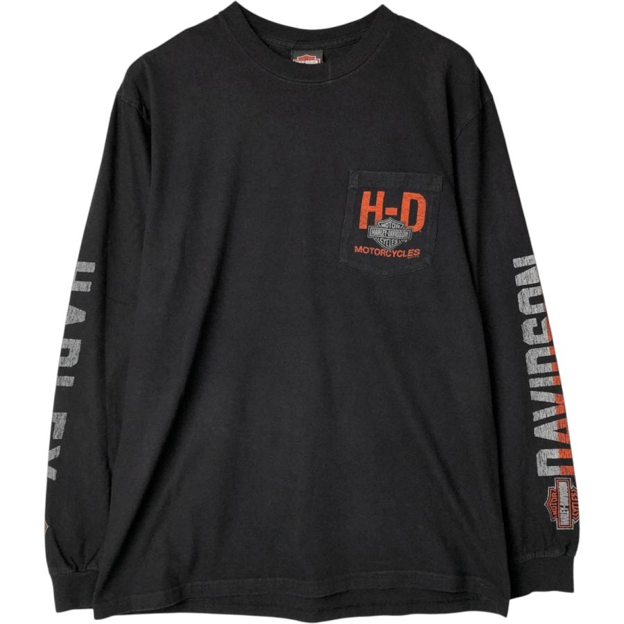 希少美品！！【HARLEY-DAVIDSON ハーレーダビッドソン】ロンT XL 古着 ハーレーダビッドソン Harley-Davidson ロングTシャツ ロン