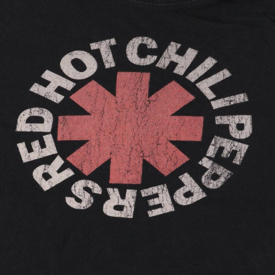 レッドホットチリペッパーズ バンドT 古着 フェード ブラバド レッチリ 00s RED HOT CHILI PEPPERS Tシャツ Bravado サイズ L レッド