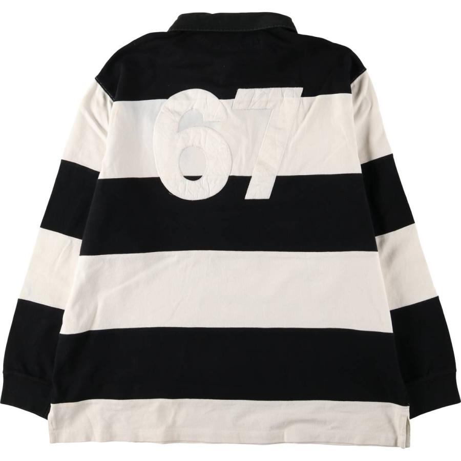 古着 ラルフローレン Ralph Lauren POLO by ボーダー柄 長袖 ラガー