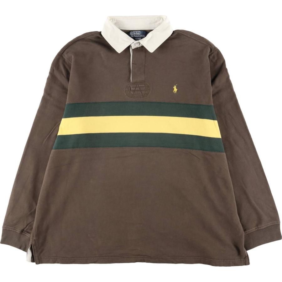 ラルフローレン ラガーシャツ メンズXXL 90s POLO by Ralph Lauren ラルフローレン ラガーシャツ XXL