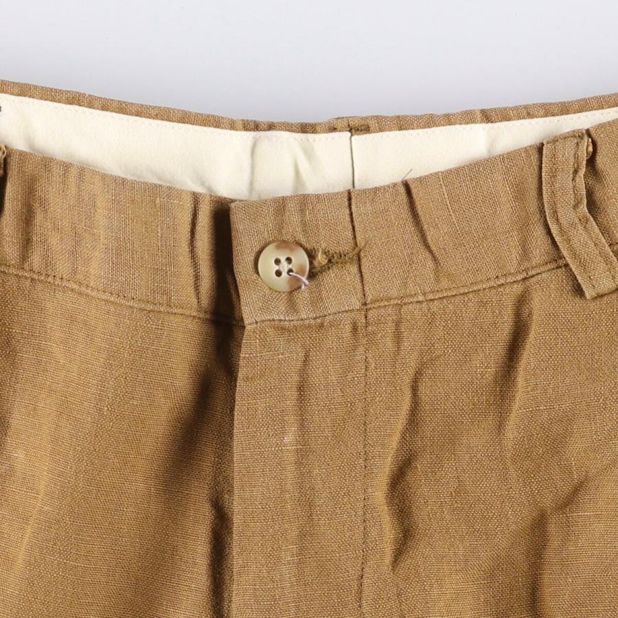 タグ付き！新品！Poloラルフローレン　ワイドパンツ 古着 ラルフローレン Ralph Lauren POLO by Ralph Lauren リネン