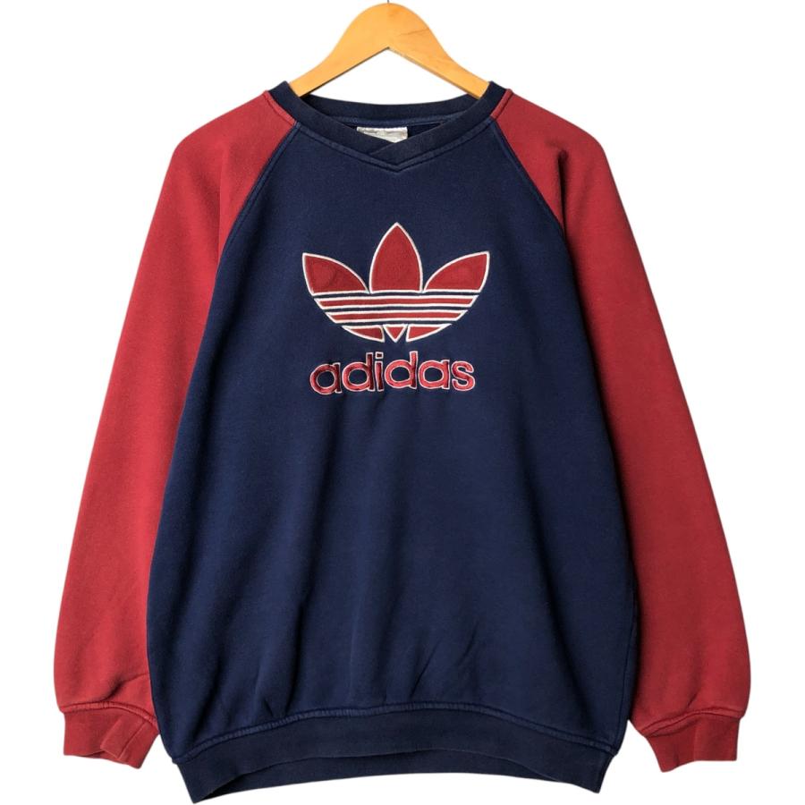 adidas 古着 80年代 アディダス ロゴスウェットシャツ