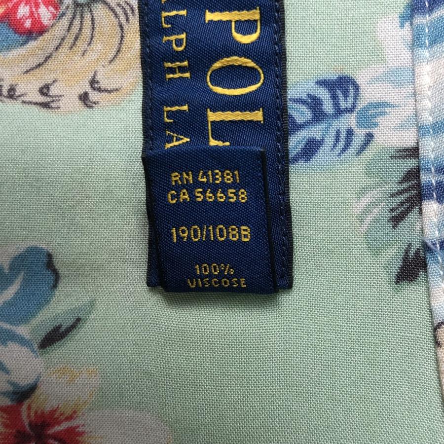 古着 ラルフローレン Ralph Lauren POLO by Ralph Lauren オープンカラー 総柄 花柄 ハワイアンアロハシャツ カナダ製 メンズXL /eaa356628 古着 ラルフローレン POLO RALPH LAUREN オープンカラー 総柄