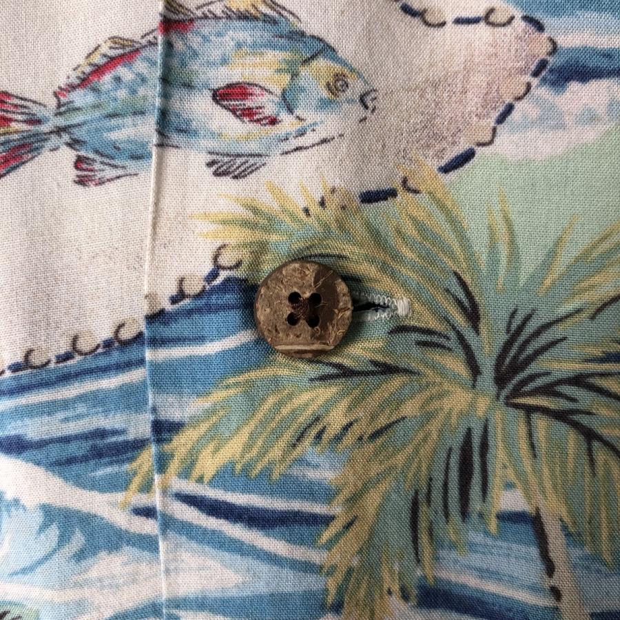 古着 ラルフローレン POLO RALPH LAUREN オープンカラー 総柄