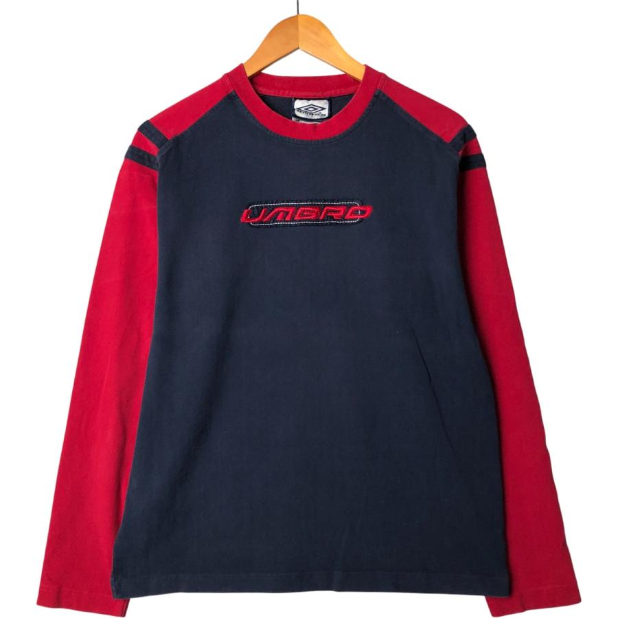 umbro（アンブロ） 古着 90~00年代 ロングTシャツ ロンT メンズM相当