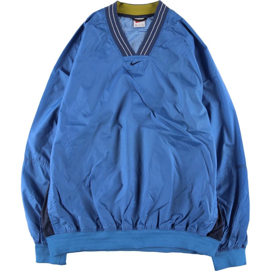 NIKE（ナイキ） 古着 90年代 NIKE Vネック ナイロンプルオーバー