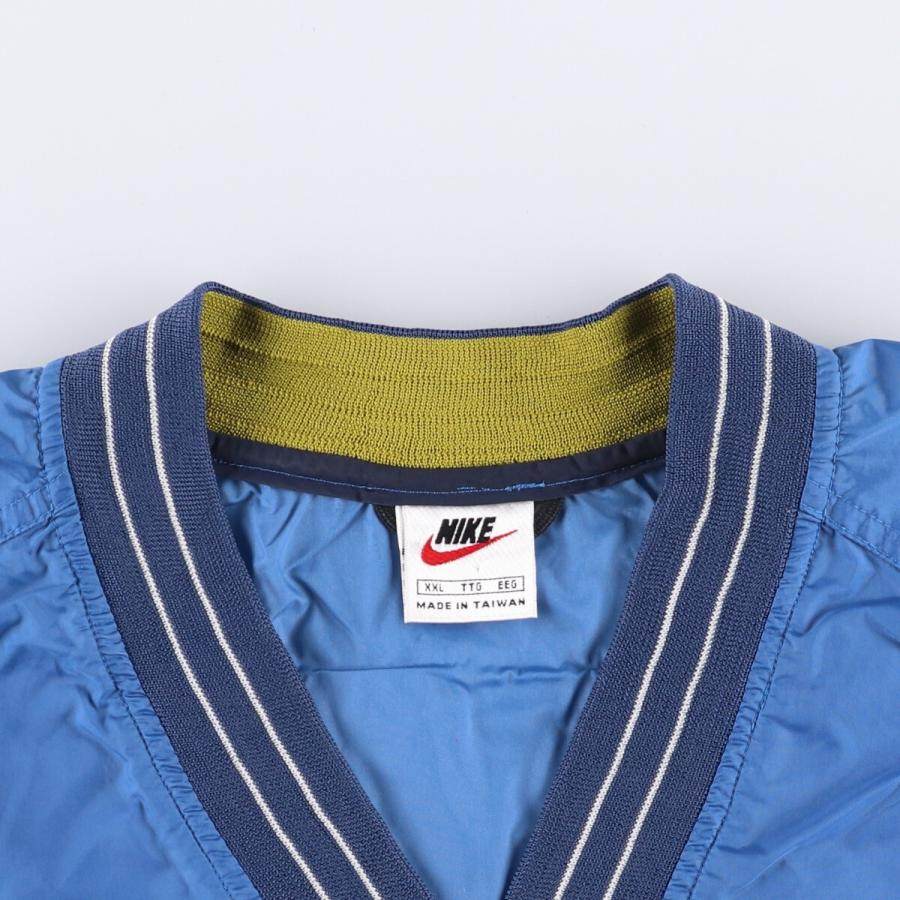 NIKE（ナイキ） 古着 90年代 NIKE Vネック ナイロンプルオーバー