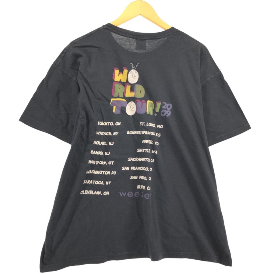 古着 00年代 WEEZER ウィーザー バンドTシャツ バンT メンズM相当