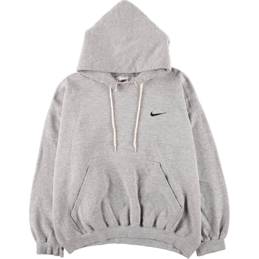 NIKE 古着 90年代 ナイキ スウェットプルオーバーパーカー USA製