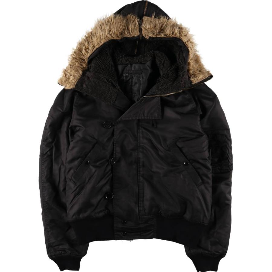 古着 N-2Bタイプ 中綿入り ミリタリージャケット メンズL相当  