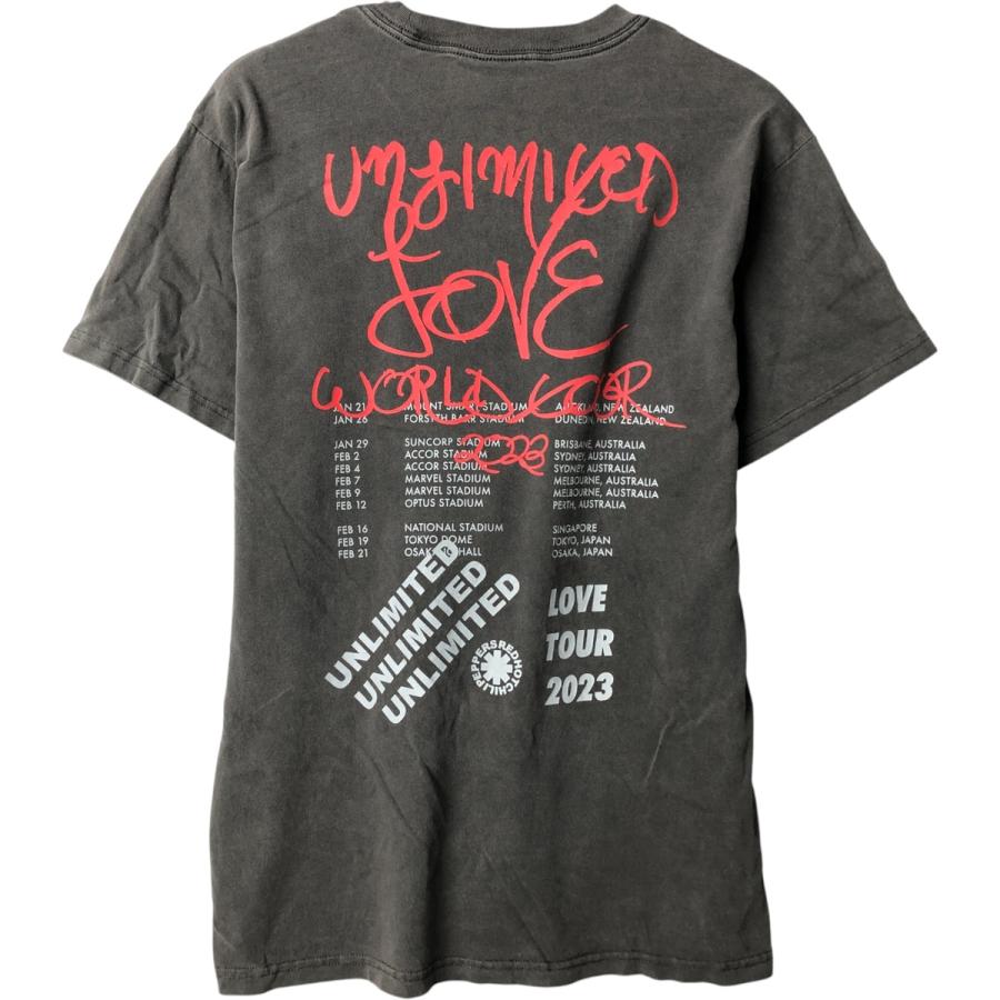 RED HOT CHILI PEPPERS バンドT M 両面プリント 古着 レッドホットチリペッパーズ レッチリ RED HOT CHILLI PEPPERS 黒