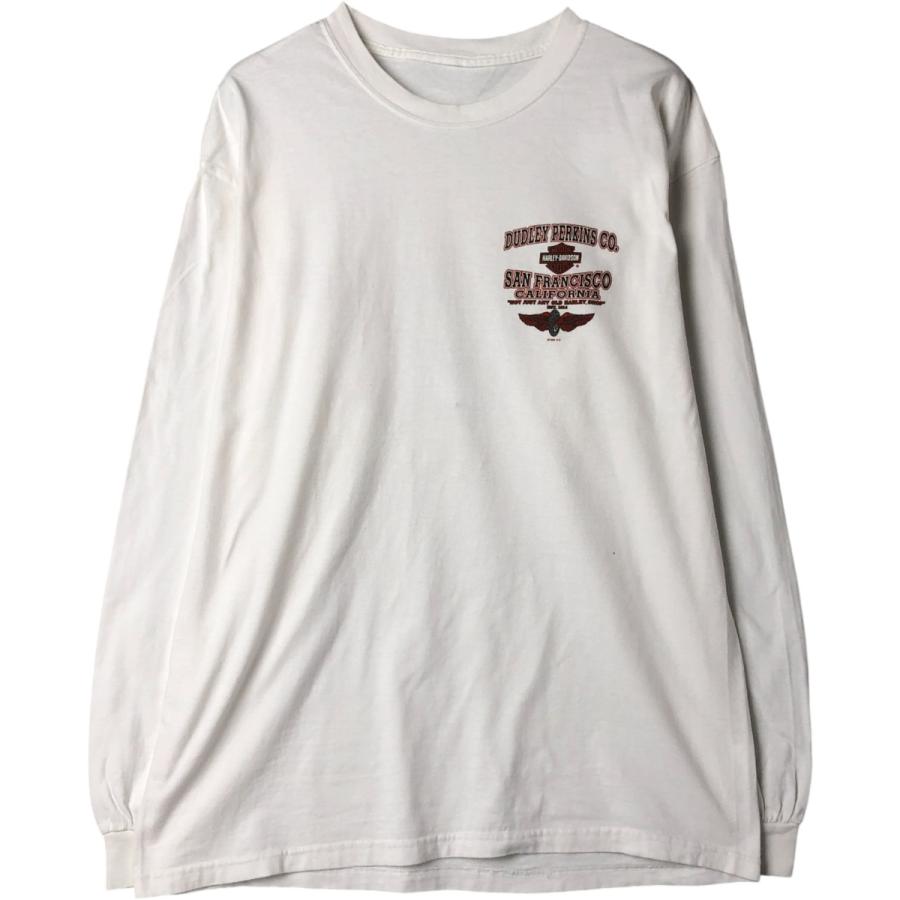 Harley-Davidson ハーレー ロンt tシャツ ヴィンテージ 古着 90年代 ハーレーダビッドソン Harley-Davidson ロングT
