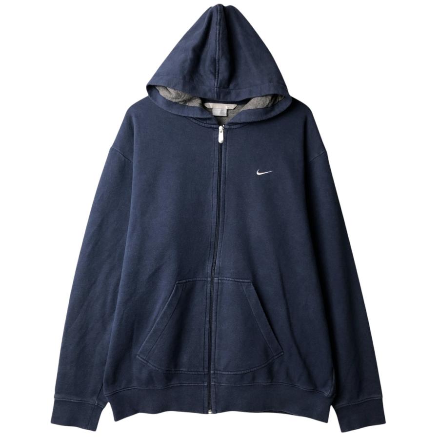 専用☺️レア ヴィンテージ NIKE パーカー NIKE（ナイキ） 古着 00年代 スウェットフルジップパーカー メンズXL