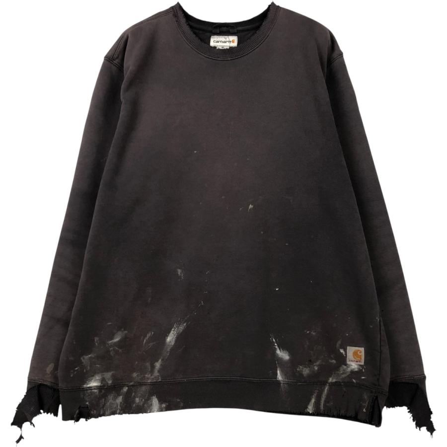 Carhartt（カーハート） 古着 ペイント ワンポイントロゴスウェット