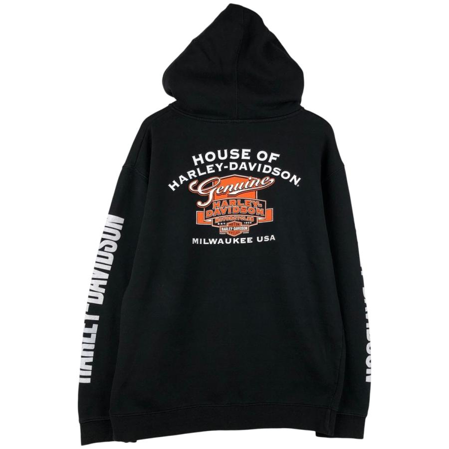 古着 ハーレーダビッドソン Harley-Davidson スウェットフルジップ