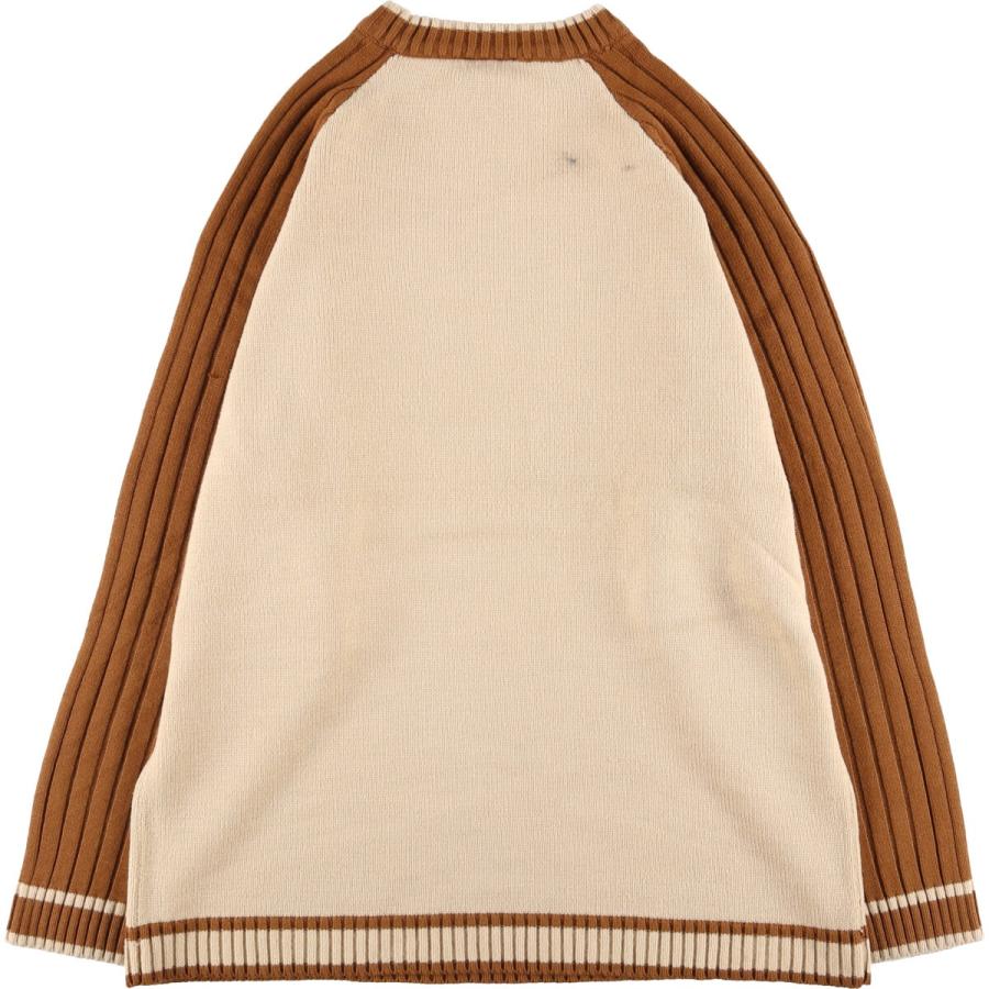 古着 SOUTH POLE リブ編み アクリルニットセーター メンズL相当