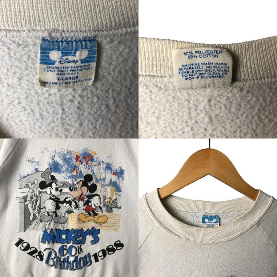 古着 80年代 ディズニー ミッキーマウス キャラクタースウェットシャツ