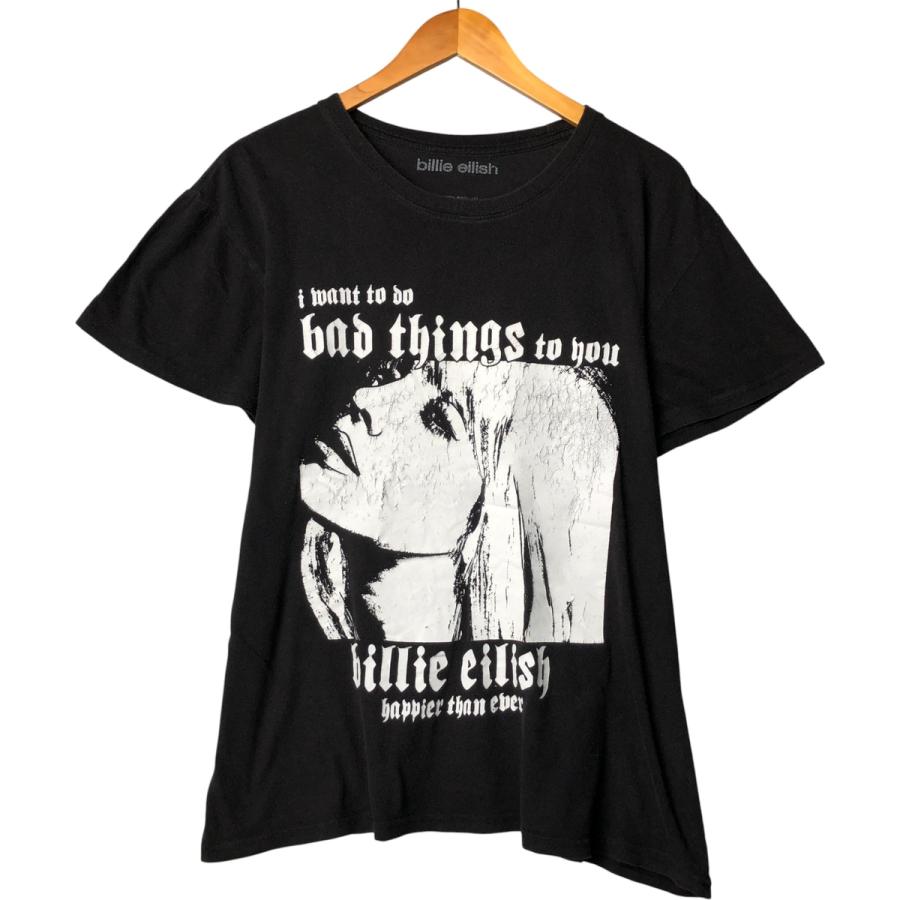【US古着】　Bilie Eilish ビリーアイリッシュ Tシャツ　バンドT 古着 billie eilish ビリーアイリッシュ バンドTシャツ バンT メンズXL