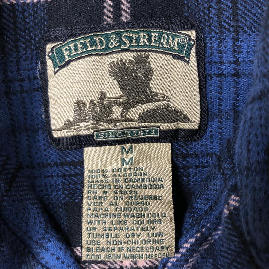 古着 フィールドアンドストリーム FIELD&amp;STREAM 長袖 ボタンダウン フランネルチェックシャツ メンズM相当/eaa615781 古着 フィールドアンドストリーム FIELD&STREAM 長袖 ボタンダウン