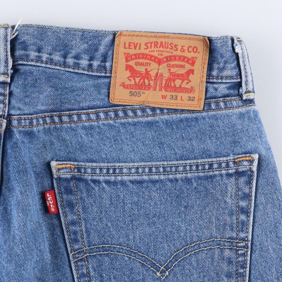 リーバイス505 e テーパード　古着 Levi's 古着 リーバイス 505 テーパードデニムパンツ メンズw34