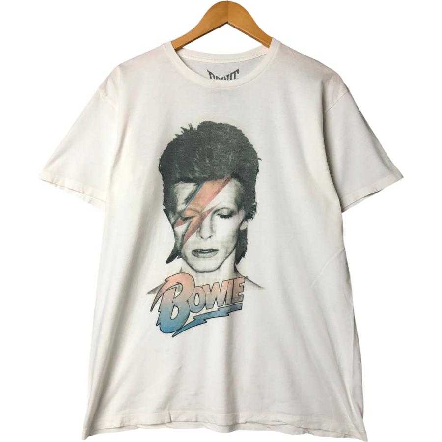 デヴィッドボウイ　ヴィンテージ　Tシャツ　バンT 古着 DAVID BOWIE デヴィッドボウイ バンドTシャツ バンT メンズL相当