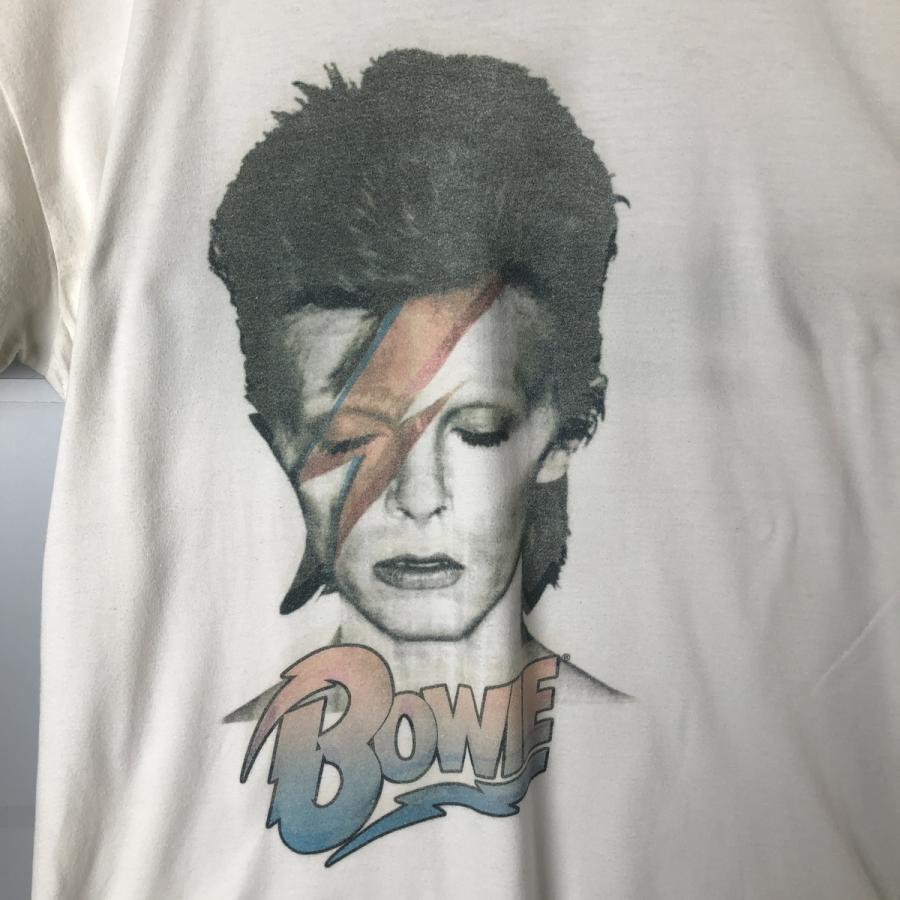 古着 DAVID BOWIE デヴィッドボウイ バンドTシャツ バンT メンズL相当