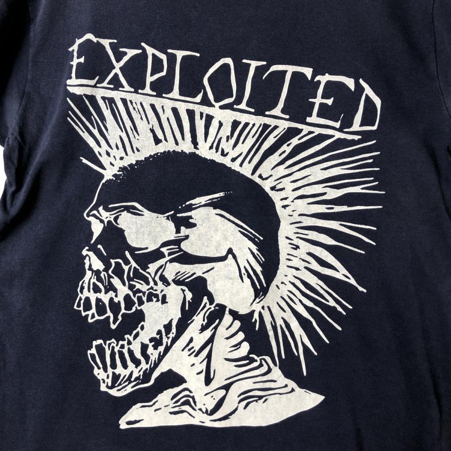 古着 90~00年代 The Exploited エクスプロイテッド ドクロ柄 スカル柄 