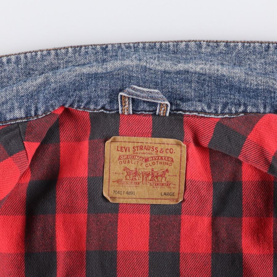 Levi's（リーバイス）USA製 90s デニムジャケット Levi's 古着 90年代 リーバイス 70417-4891 デニムジャケット Gジャン