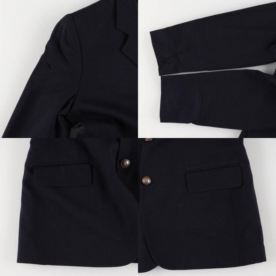 古着 ラルフローレン Ralph Lauren LAUREN ローレン 紺ブレザー