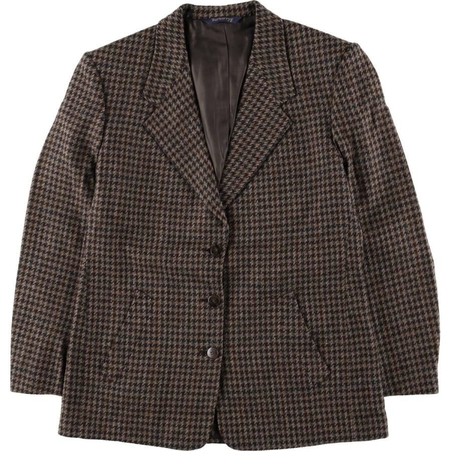 BURBERRY 古着 バーバリー Burberry's 千鳥格子柄 ウールテーラード