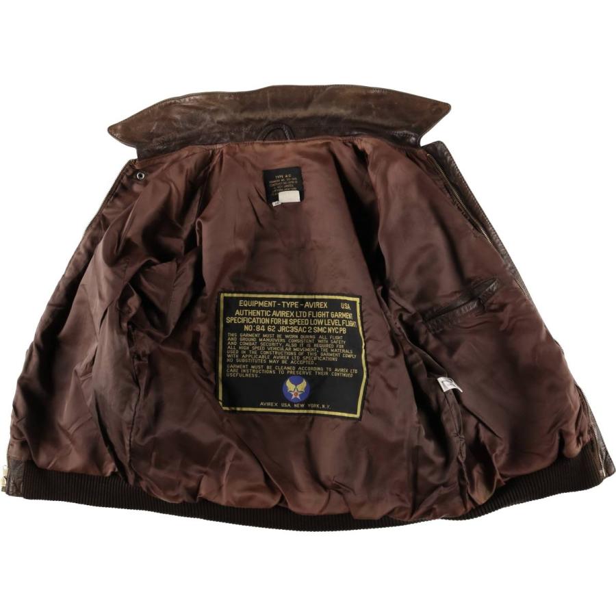 【超希少】AVIREX TYPE A-2 アメリカ陸軍航空隊 M】【80年代】 USA製 AVIREX フライトジャケット 米陸軍航空隊 A-2