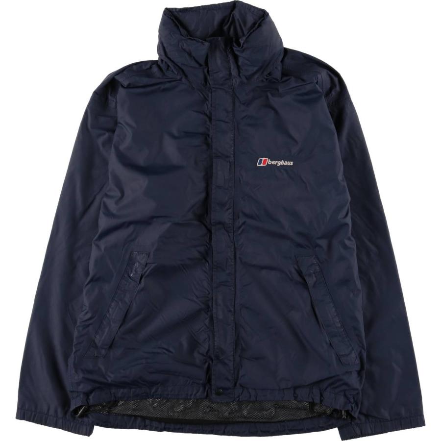 BerghausバーグハウスゴアテックスシェルジャケットネイビーXLナイロン古着 古着 バーグハウス berghaus GORE-TEX ゴアテックス マウンテン