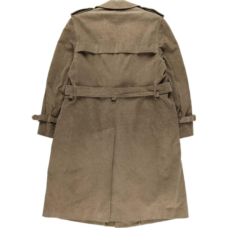 アクアスキュータム　トレンチコート　カナダ製　イギリス　90年代　90s Aquascutum 古着 アクアスキュータム コーデュロイ トレンチ