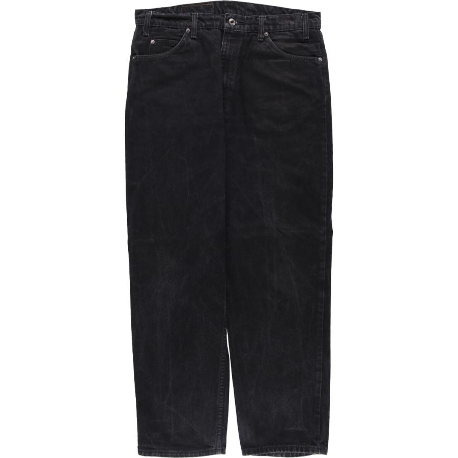 リーバイス550ブラックデニムパンツL1190w36極太90sアメリカ製古着 LEVI'S VINTAGE CLOTHING - リーバイス550ブラックデニムパンツ