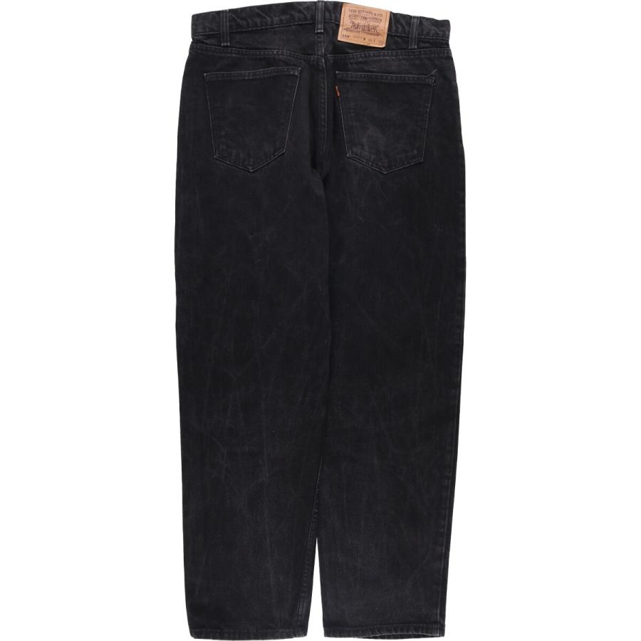 リーバイス550 W35 ブラックデニム 黒 ボトム パンツ 古着 12854 Levi's - リーバイス550 W35 ブラックデニム 黒 ボトム パンツ