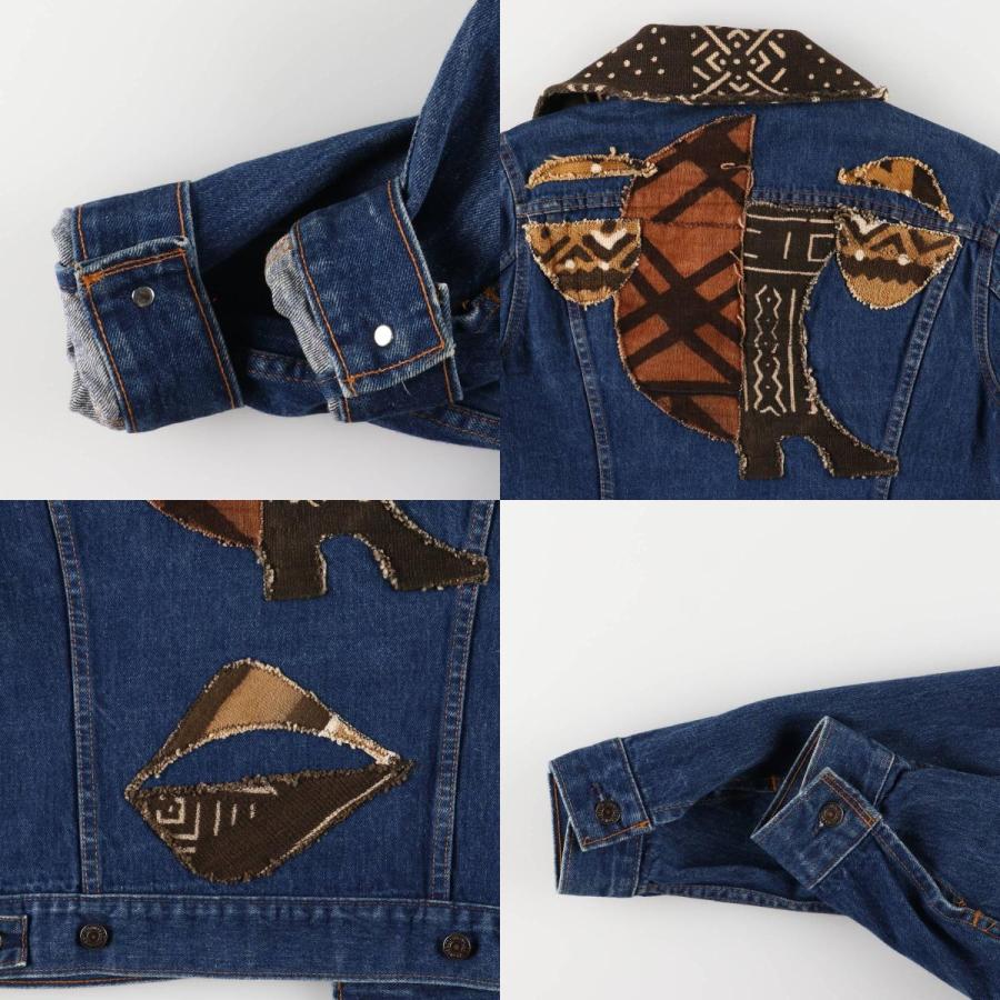 Levi's 古着 ~90年代 リーバイス 総柄 カスタム デニム