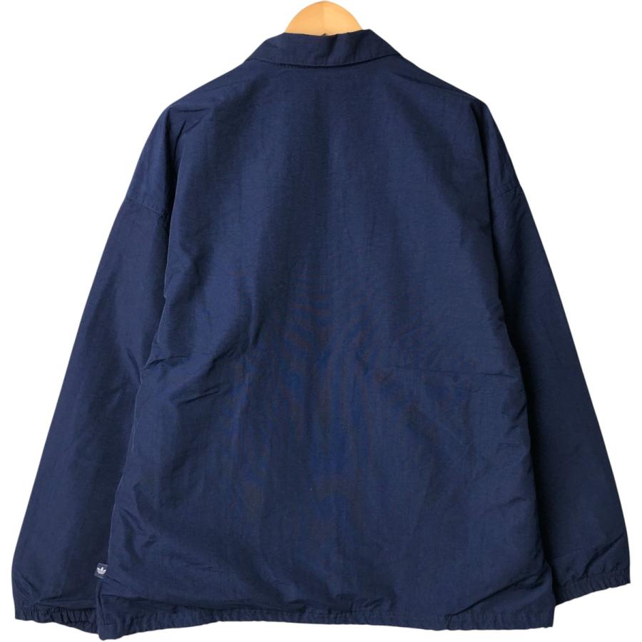adidas 古着 80年代 アディダス 襟付き ナイロンジャケット メンズL