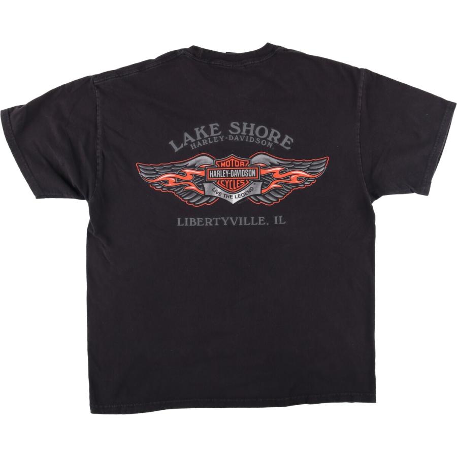 古着 ハーレーダビッドソン Harley-Davidson モーターサイクル バイクT